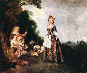 WATTEAU, Antoine The Dance oil painting on canvas